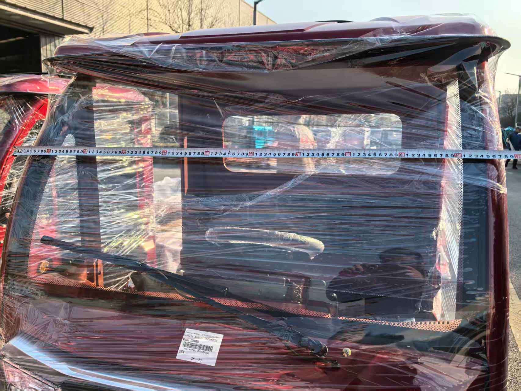 RocknBikes Cargo KH6 Elektro-Dreirad mit Kippmulde und Kabine Extra Breit