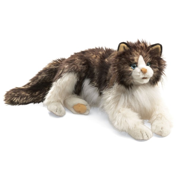 Wuschelige Katze / Ragdoll Cat 2558 Folkmanis Puppet